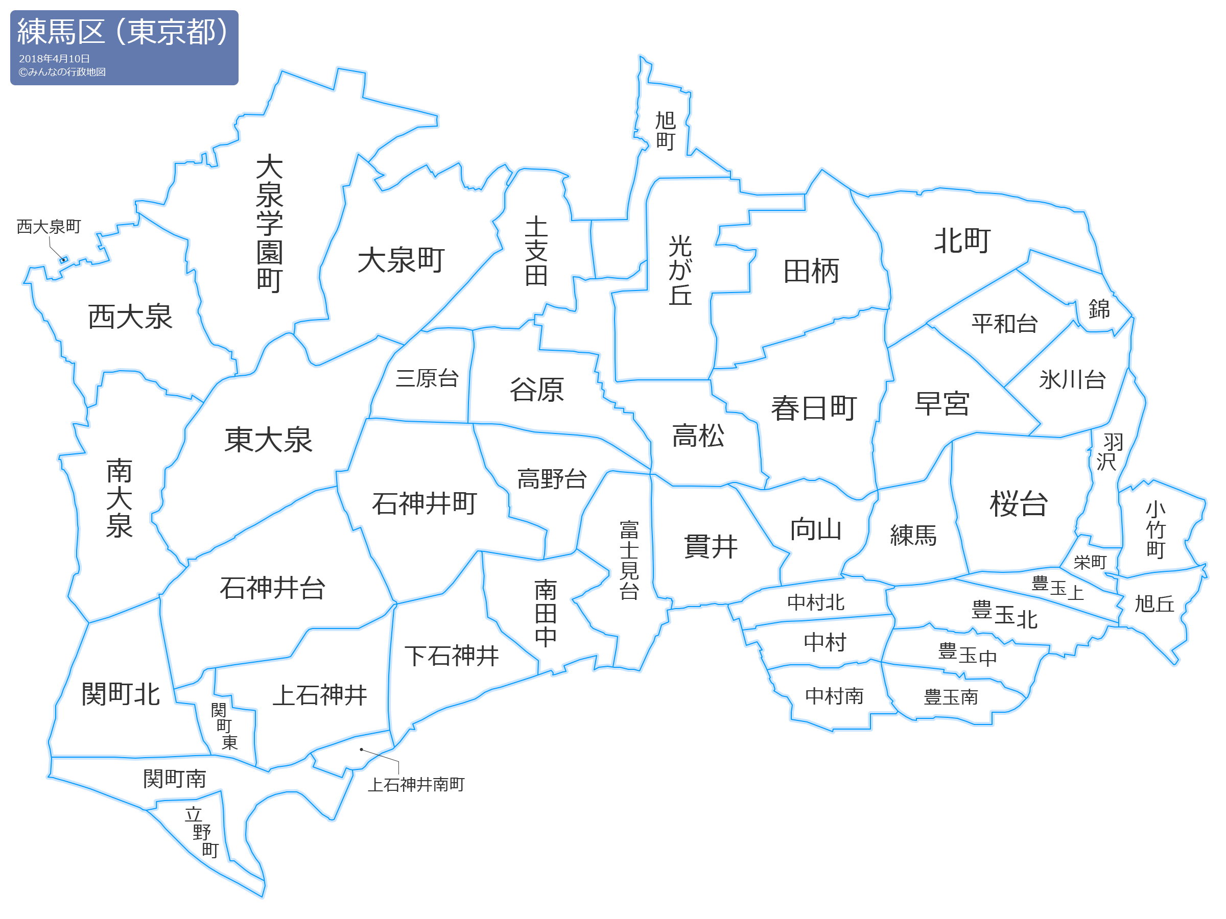 練馬区地図